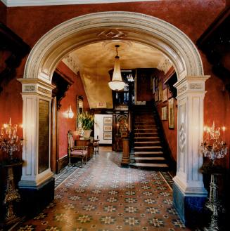 High Hallway: George Brown's palatial hall has been refurbished by Bleakley Labbett Ltd