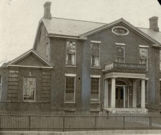 Historic photo from Friday, October 31, 1924 - Campbell House on Adelaide Street east - Capewell Horse Nail company at the time in Old Town