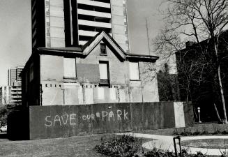 Neglected: The Wellesley St. E. home of famed artist Paul Kane (inset) has been boarded up for 10 years, and looks even worse since a fire in December(...)
