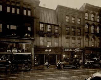 Big deal for king st. west. Above is a photograph of 107, 109 and 111 King St. W., three important structures that in real estate circles are reported(...)