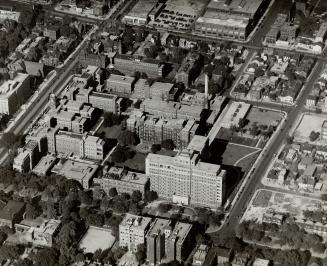 Canada - Ontario - Toronto - Hospitals - Toronto General Hospital - Aerial View