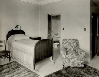 Another view of a small room showing the minimum toilet equipment for every room