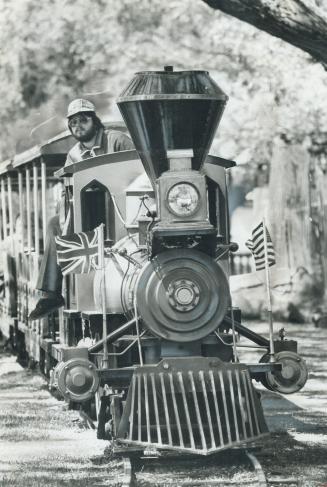 Toot Toot! The Iron Horse, as this train is called, takes eight minutes to chug around Centreville, a make-believe turn-of-the-century village on Toro(...)
