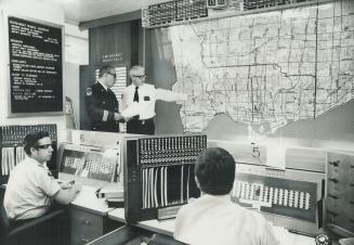 The movement of ambulances in Metro Toronto is controlled from the dispatch centre at 1900 Yonge St