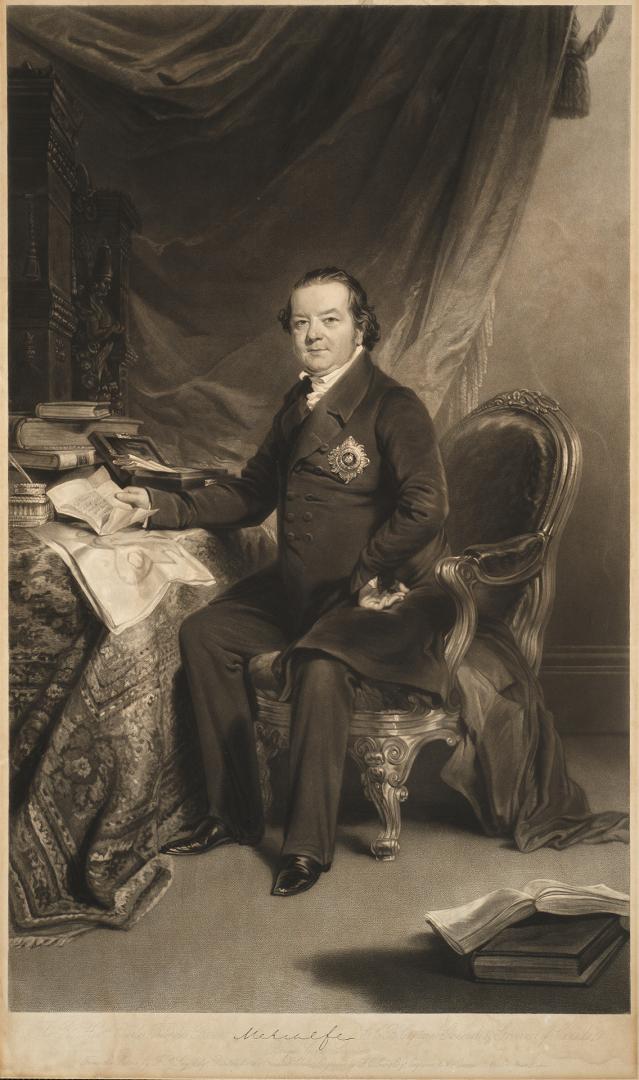 The Rt Honble Charles Theopilus Baron Metcalfe, G