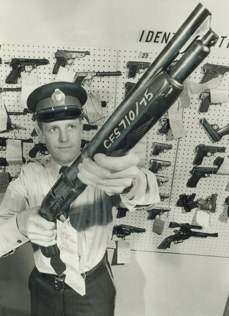 Gun-related crimes rose 126 per cent in Metro between 1970 and 1974 -- from 769 offences to 1,737