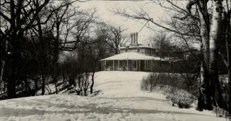 A winter view of Howard House, High Park, Toronto
