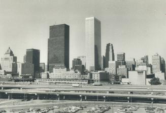 Image shows a view of the Gardiner with the skyscrapers in the background.