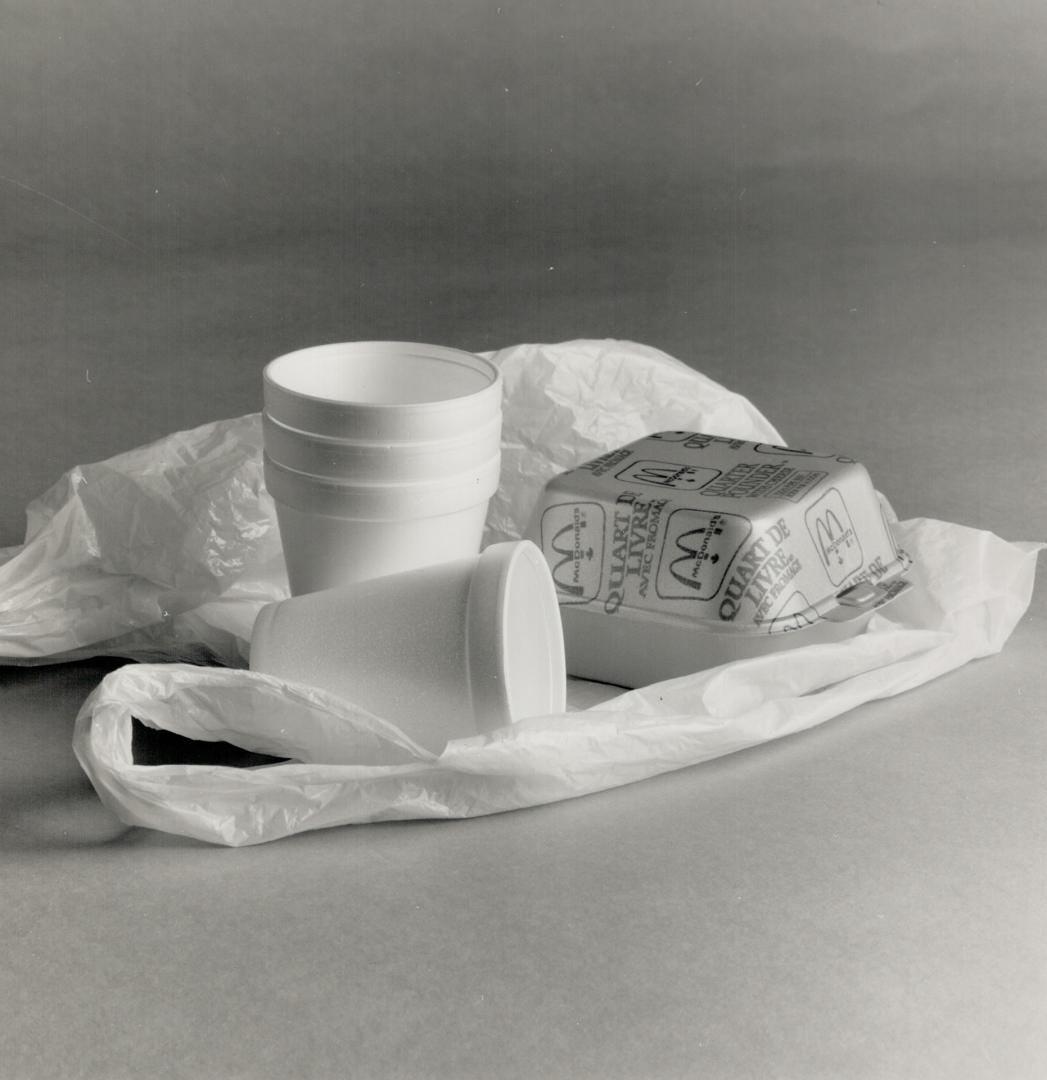 Friendly stuff? Plastic bags and polystyrene containers do Earth a favor, Dr. David Wiles believes