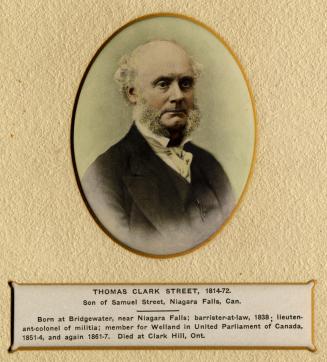 Portrait of Thomas Clark Street, 1814-1872