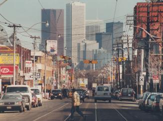 East from Dufferin St