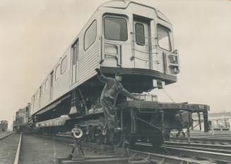 TTC Subway Car Delivery for Bloor-Danforth Line