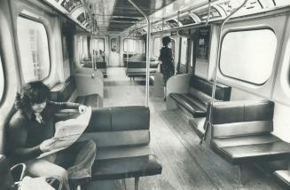 Near-empty trains on Spadina subway line, above, could be eliminated with express runs, reader claims