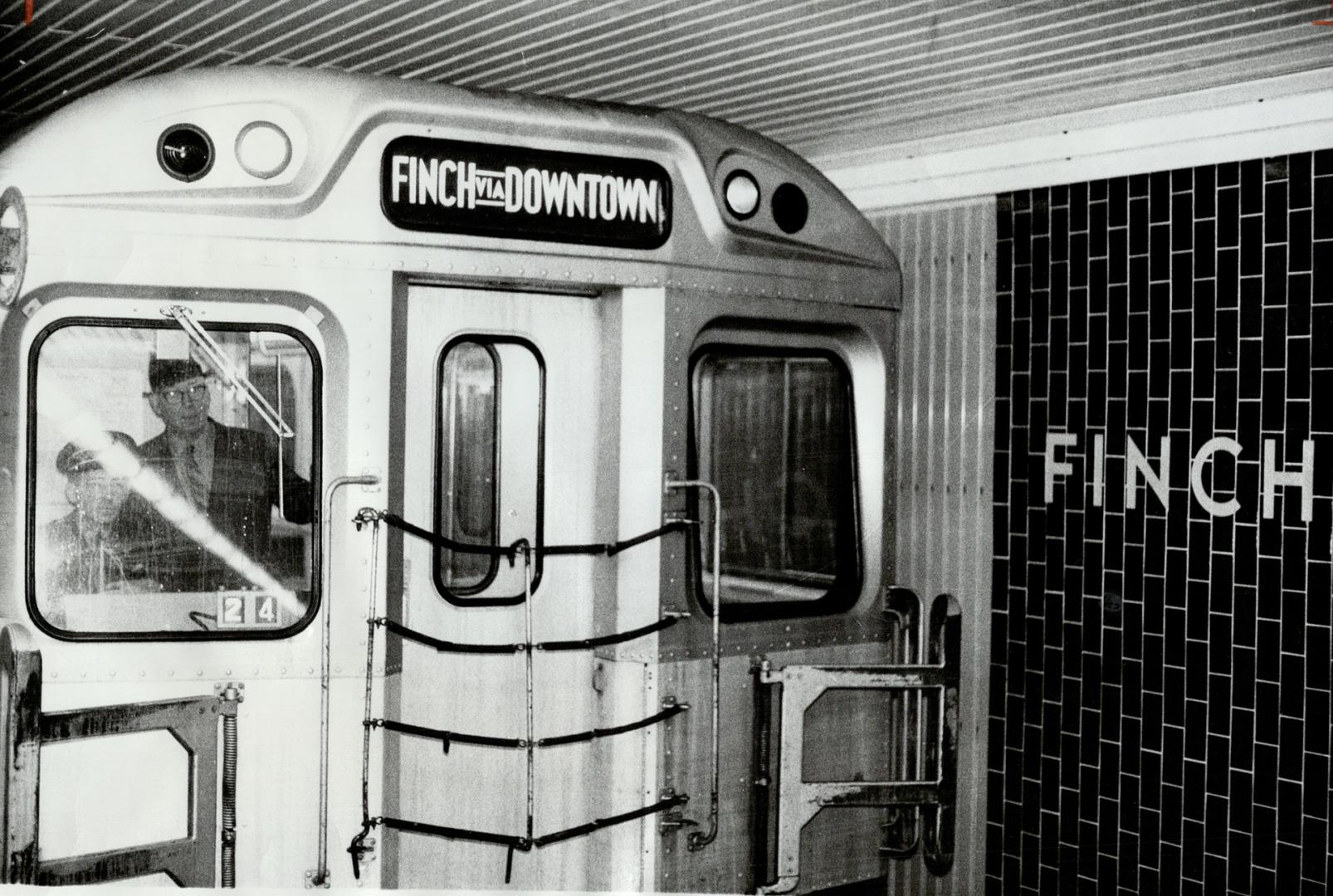 Twenty years after the first Toronto subway opened, the Yonge St