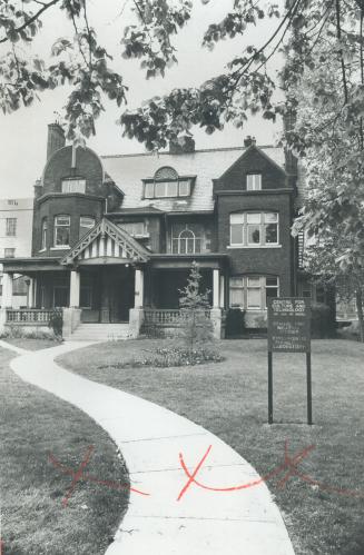 Medieval studies are now pursued by University of Toronto students in the old home of Sir William Thomas White on Queen's Park Cres. He was the popular statesman who introduced income tax to Canada