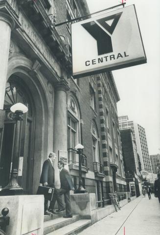 Graham arrives at the Y at 40 College St