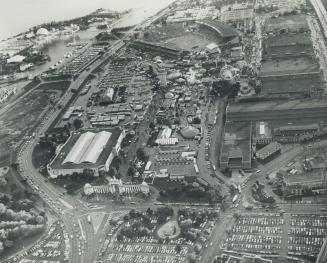 Image shows an aerial view of the waterfront.