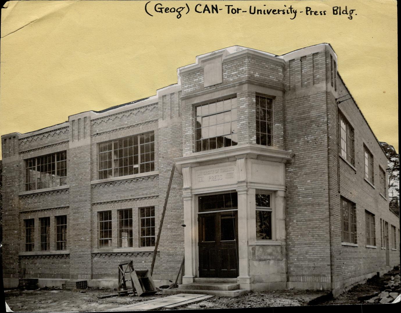 Canada - Ontario - Toronto - Universities - University of Toronto - Historic - buildings - Plans and Campus