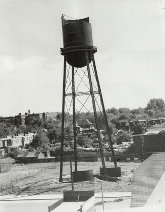 The high level water tower on Gerrard St