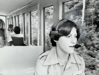 Train driver Patricia Farrell provided a vivid commentary - even about animals that haven't arrived, like the grizzly bears