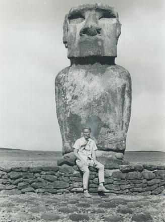 The first newspaper travel editor to visit remote Easter Island is The Star's George Bryant