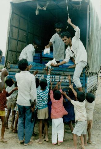 Milk Distribution Talani Camp