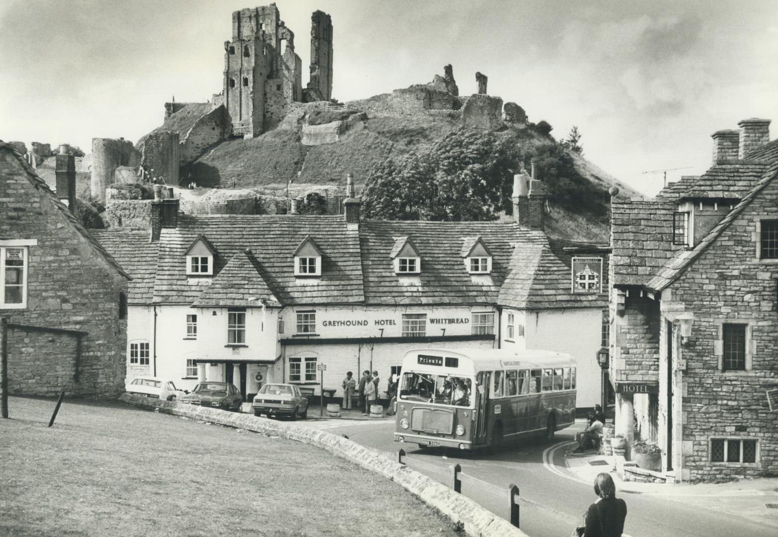Village of Corfe in South of England near Poole