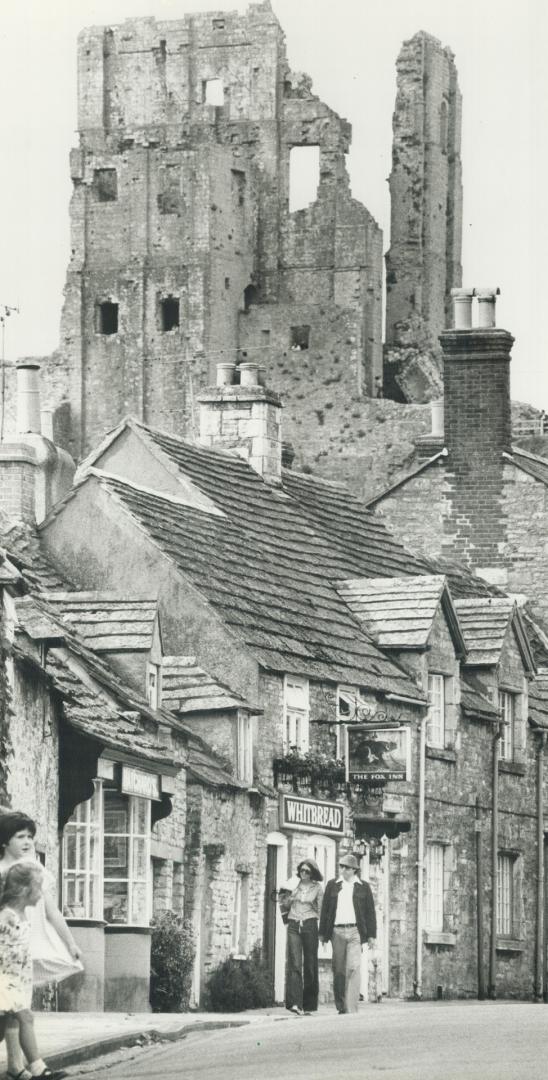 Away from the world: Walking through southern England can reveal such hidden fascinations as Corfe village and castle, first fortified by Alfred against the Danes