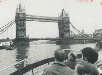 London's Tower bridge . . .cracking up with heavy traffic?