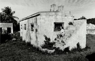 Green Turtle Cay, reachable on a Sailaway Trip from Treasure Cay, has this old jail, no longer in use, located in New Plymouth. It also boasts a magnificent little crescent beach