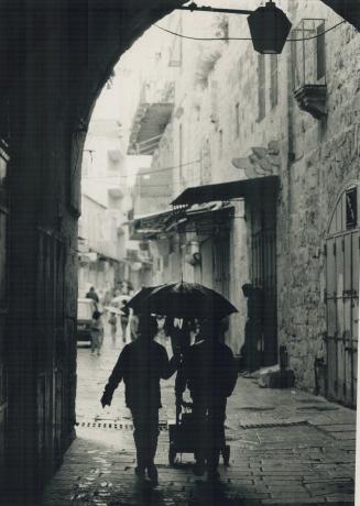Arab section of market inside a walls of Jerusalim