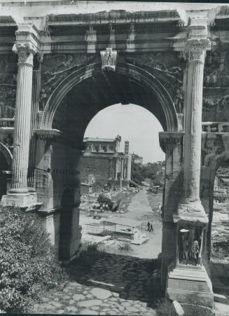 The glory that once was Rome can still be seen today in the vicinity of the Forum