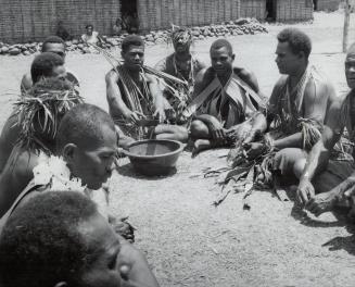 The Kava ceremony in which visitors drink the powdered root of the yaqona plant, is an old Fijian custom