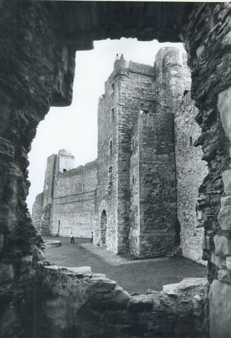 Tantallon Castle overlooking the firth of forth msar North Berwick