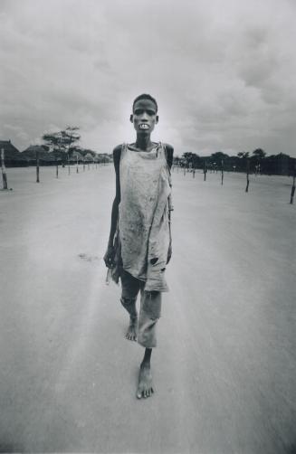 Famine in Sudan: Last year Mawan Juel, 19, walked for four months to reach a refuge camp and food