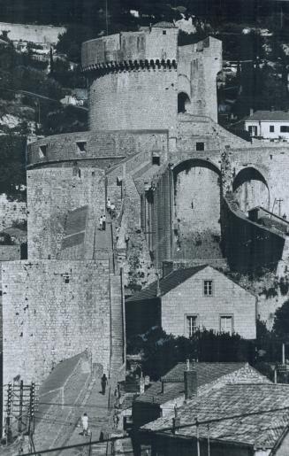 Historic site: Medieval castle typifies the old city of Dubrovnik