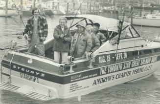 First up in The Star's Great Salmon Hunt was Mississauga Mayor Hazel McCallion, who cast the initial line
