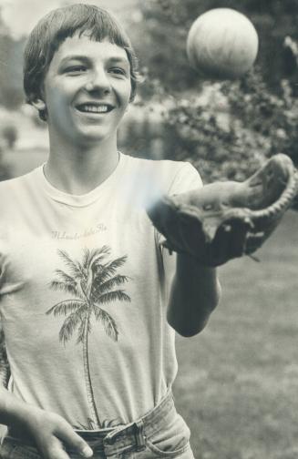 Blue Jays contest winner, 14-year-old Kevin Erwin