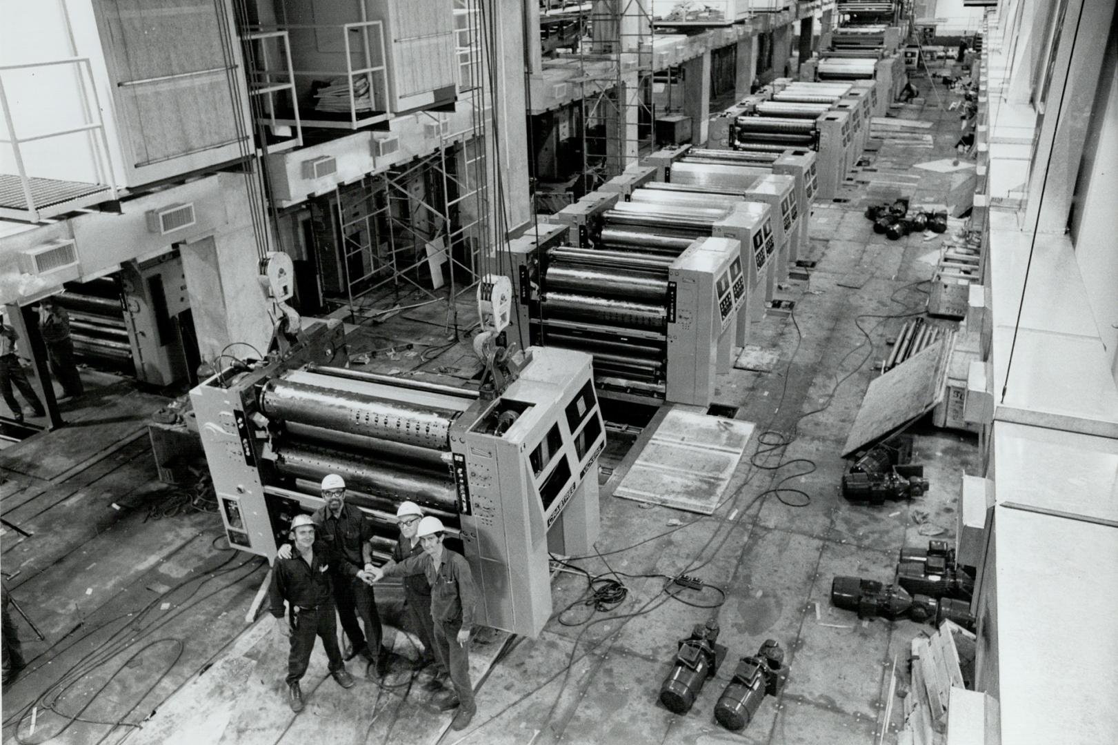 Canada - Ontario - Toronto - Toronto Star - Buildings - 1 Yonge St - Interior - Presses