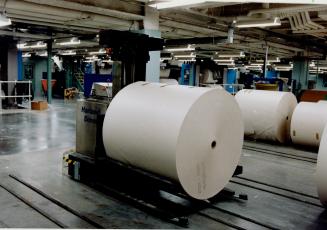 Robot on the job: The paper handling at The Star's new plant is done by AGVs - Automatic Guided Vehicles