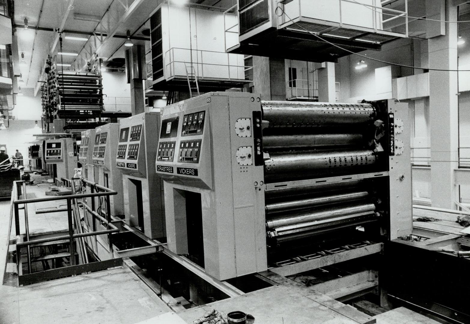 Canada - Ontario - Toronto - Toronto Star - Buildings - 1 Yonge St - Interior - Presses