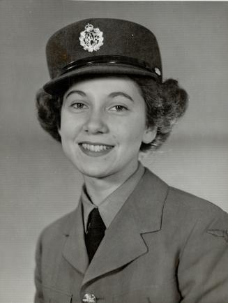 Joins R.C.A.F., Miss Margaret Birrell, daughter of Mr. D. Birrell, 142 Douglas Drive, Toronto, has recently joined the Royal Canadian Air Force as an airwoman, second class