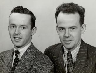 Star Man and brother join R.C.A.F. Aircrew, Alan Dawson, Left, of The Star's financial department, an his brother, Paul, Right, have enlisted for aircrew duty with the R.C.A.F