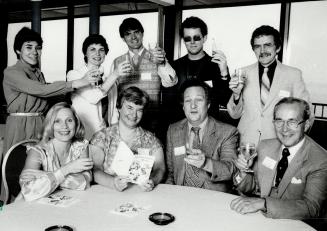 Author, author! Celebrity writers and winners of The Star's Great Toronto Mystery contest gathered at The Harbour Castle last night to toast their efforts