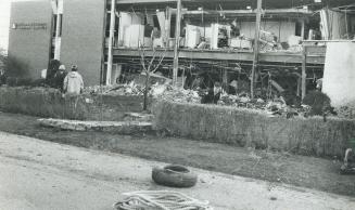 Aftermath of the blast at the Litton Systems of Canada complex