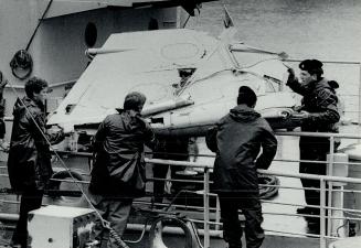 Horror scenes: The wreckage of AirLanka top, lies on the tarmac in Sri Lanka after 1985 Irish soldiers salvage wing tip from 1985 Air-India