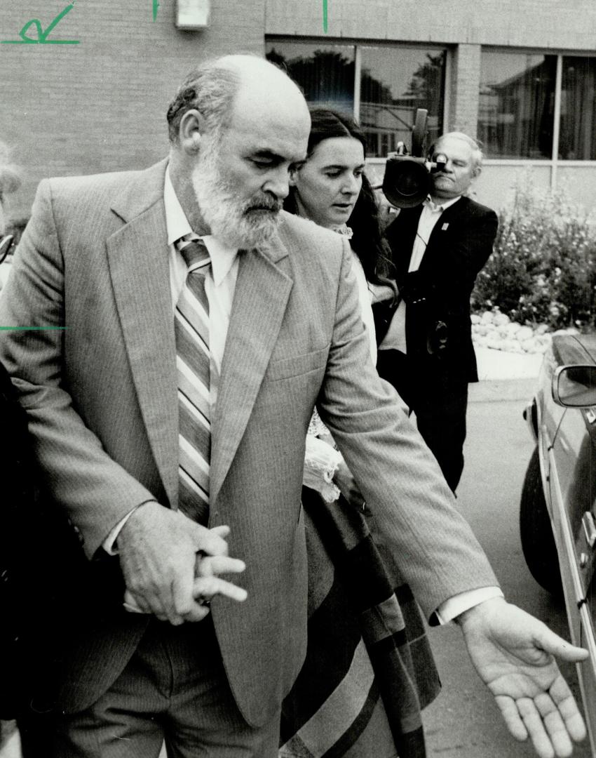 Stuart Taylor: The 54-year-old group home operator leaves Oshawa Provincial Court after he was originally charged in 1984