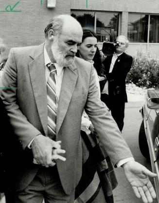 Stuart Taylor: The 54-year-old group home operator leaves Oshawa Provincial Court after he was originally charged in 1984