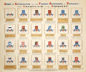 Arms & Autographs of the French Governors of Canada