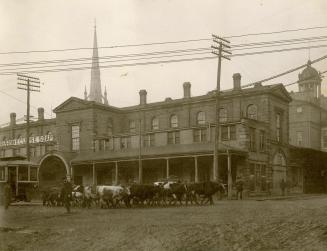 St. Lawrence Market. north Market (1850-1904), Front Street East, north side, between Market & Jarvis Sts